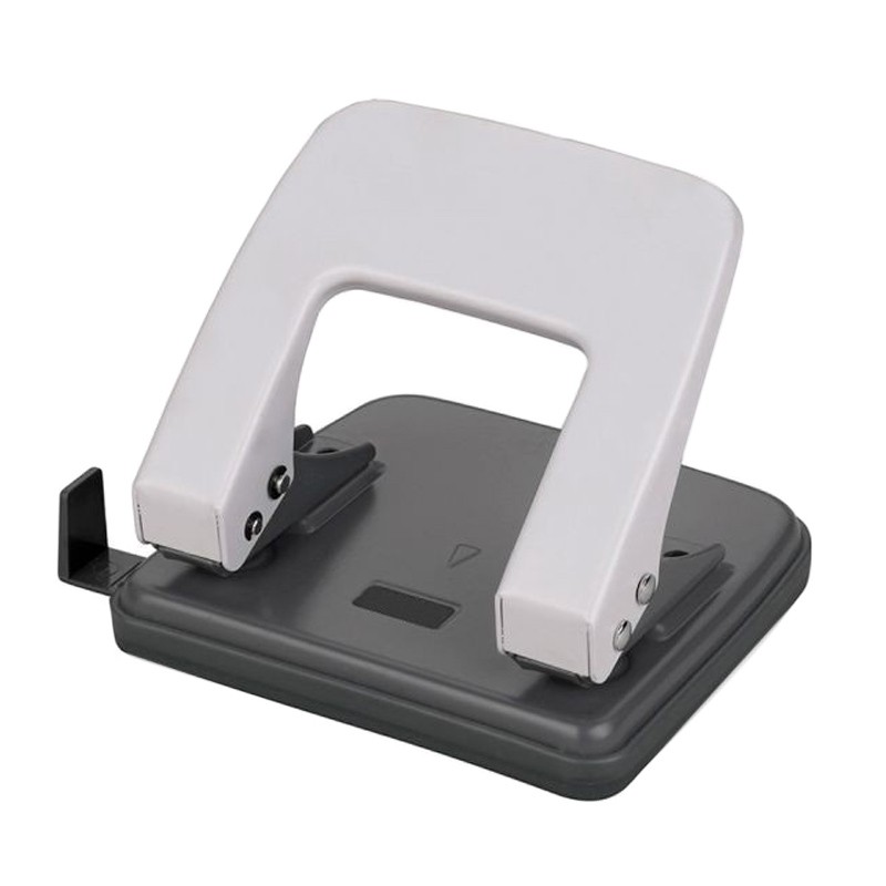 Perforator metalic 40 coli, 2 perforatii 6 mm, rigla ghidaj, heavy duty, Bright Office - imagine 6